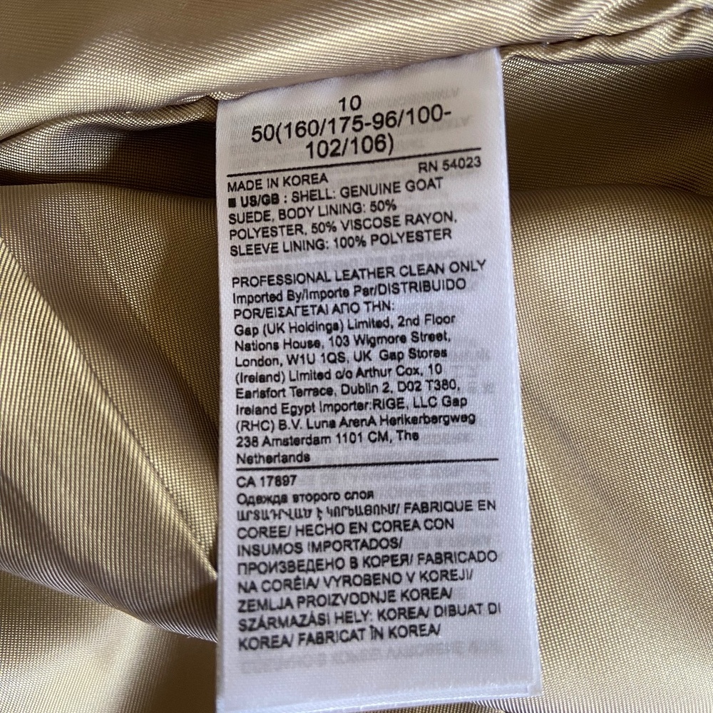 NWT Banana Republic Womens Heritage Briar Suede Blazer Jacket - Picture 7 of 8